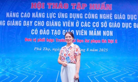 Cô giáo Nguyễn Hạnh: “Ứng dụng AI vào giảng dạy mầm non không chỉ là xu hướng, mà là trách nhiệm của người thầy thời đại mới”