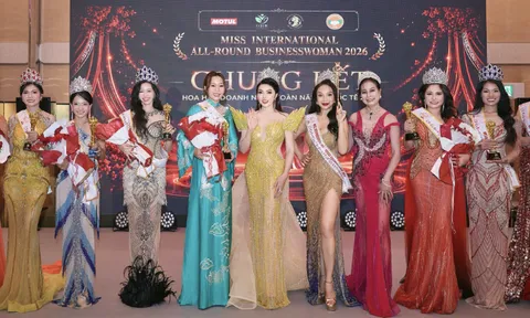Doanh nhân Nhung Titan xuất sắc đạt danh vị Á hậu 3 Hoa hậu Doanh nhân Toàn năng Quốc tế 2026