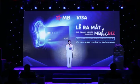 MB ra mắt thẻ doanh nghiệp đa năng MB Visa Hi BIZ: Tối ưu chi phí, chuẩn hoá quản trị và mở rộng giao thương quốc tế