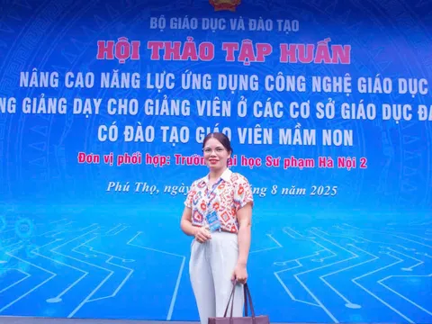 Cô giáo Nguyễn Hạnh: “Ứng dụng AI vào giảng dạy mầm non không chỉ là xu hướng, mà là trách nhiệm của người thầy thời đại mới”