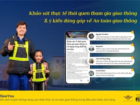 ISeeYou 2025: Lan tỏa nhận thức về an toàn giao thông trên những hành trình thiếu sáng
