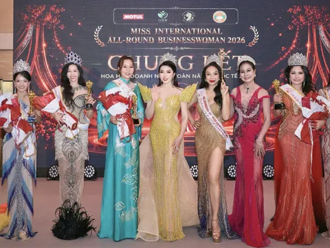 Doanh nhân Nhung Titan xuất sắc đạt danh vị Á hậu 3 Hoa hậu Doanh nhân Toàn năng Quốc tế 2026