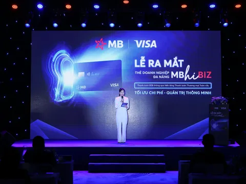 MB ra mắt thẻ doanh nghiệp đa năng MB Visa Hi BIZ: Tối ưu chi phí, chuẩn hoá quản trị và mở rộng giao thương quốc tế