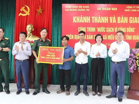 MB Quảng Trị bàn giao công trình “Nước sạch vì cộng đồng” tại Bản Chùa